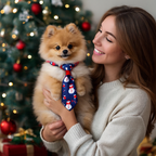 Pet Holiday Necktie