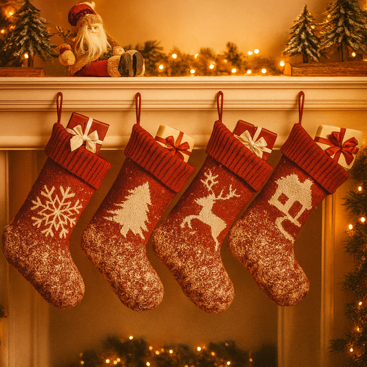 Red Christmas Hanging Stocking