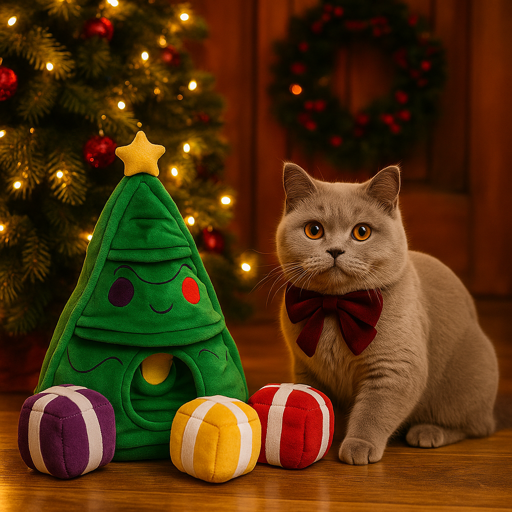 Holiday Festive Food-Shaped Pet Toy