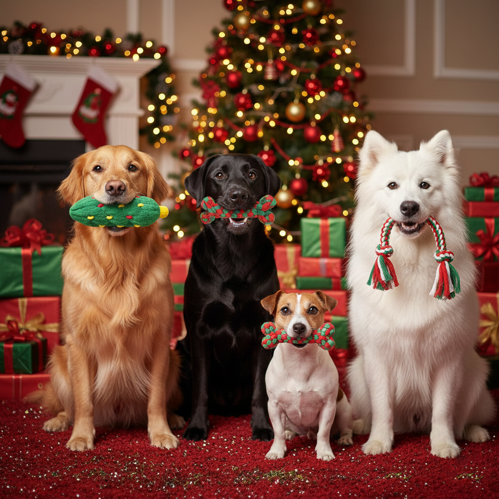 Holiday Dog Rope Toys