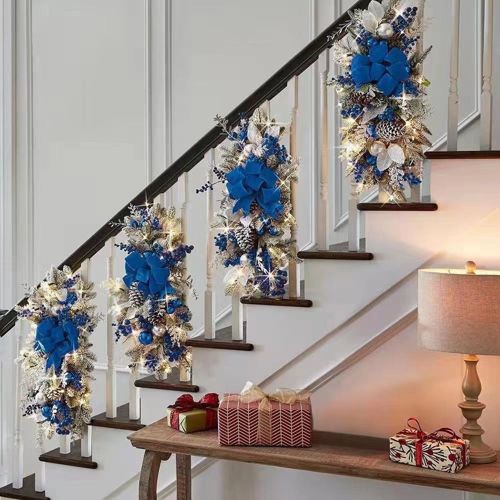 Deluxe Christmas Stair & Door Ornament (Luminous & Non-Luminous Options)