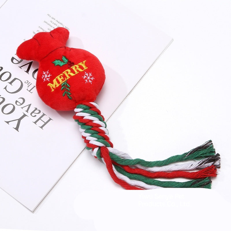Christmas Rope Dog Toy