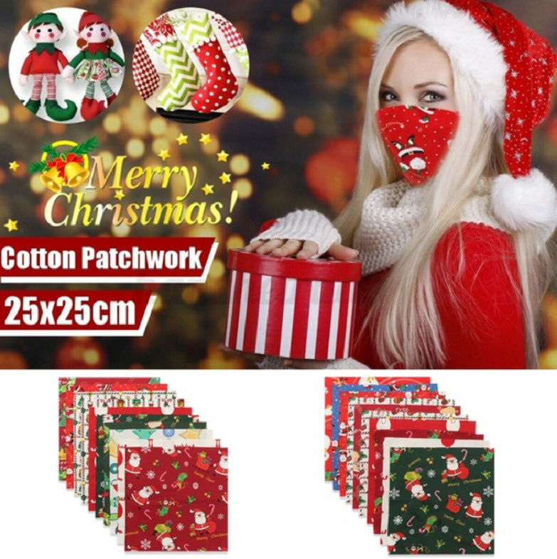 Christmas Cotton Squares