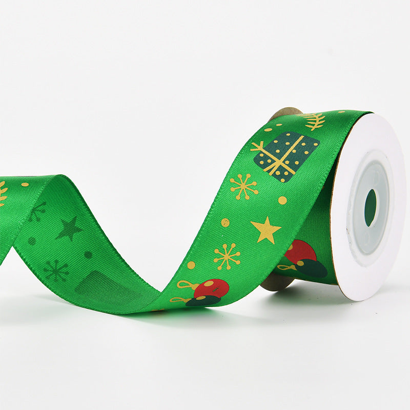 Christmas Small Roll Ribbon Combination Set