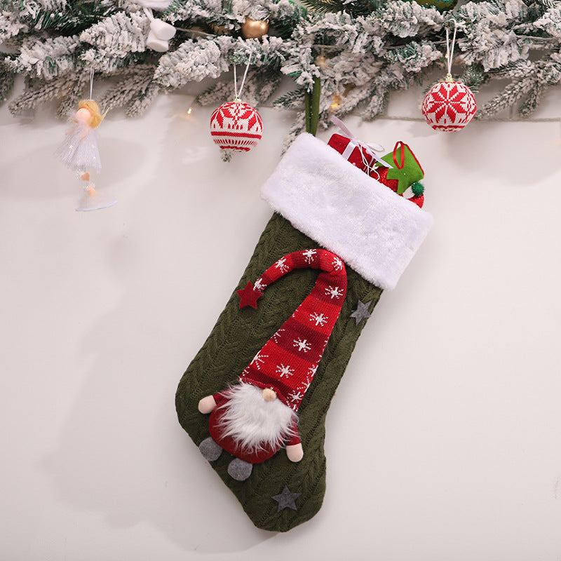 Knitted Christmas Gift Socks