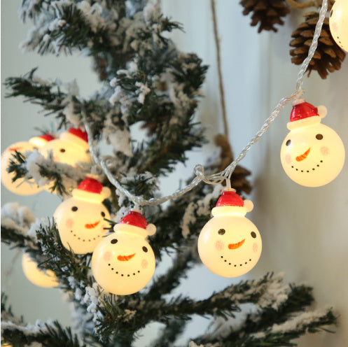 Snowman string lights Christmas lights decoration lights