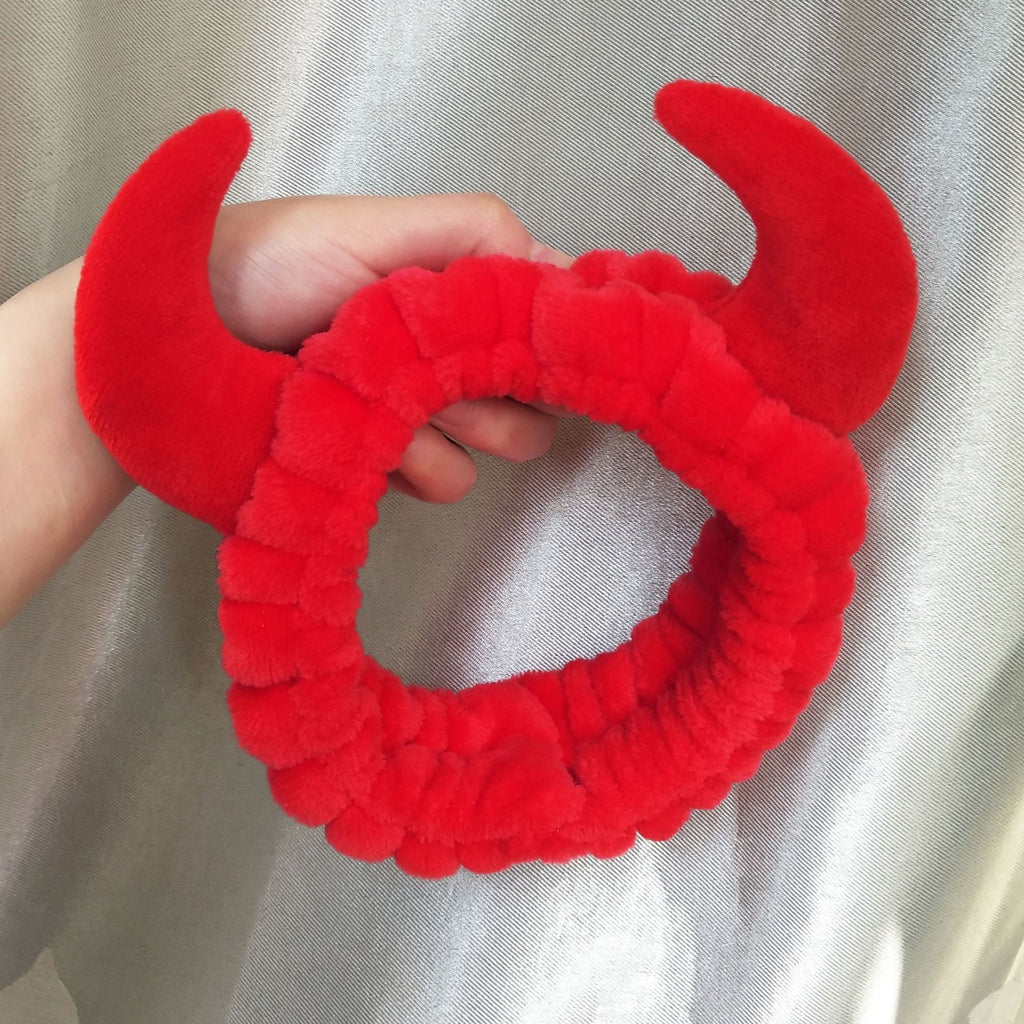 Cozy Horn Plush Headband