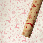 Printed Holiday Wrap Paper