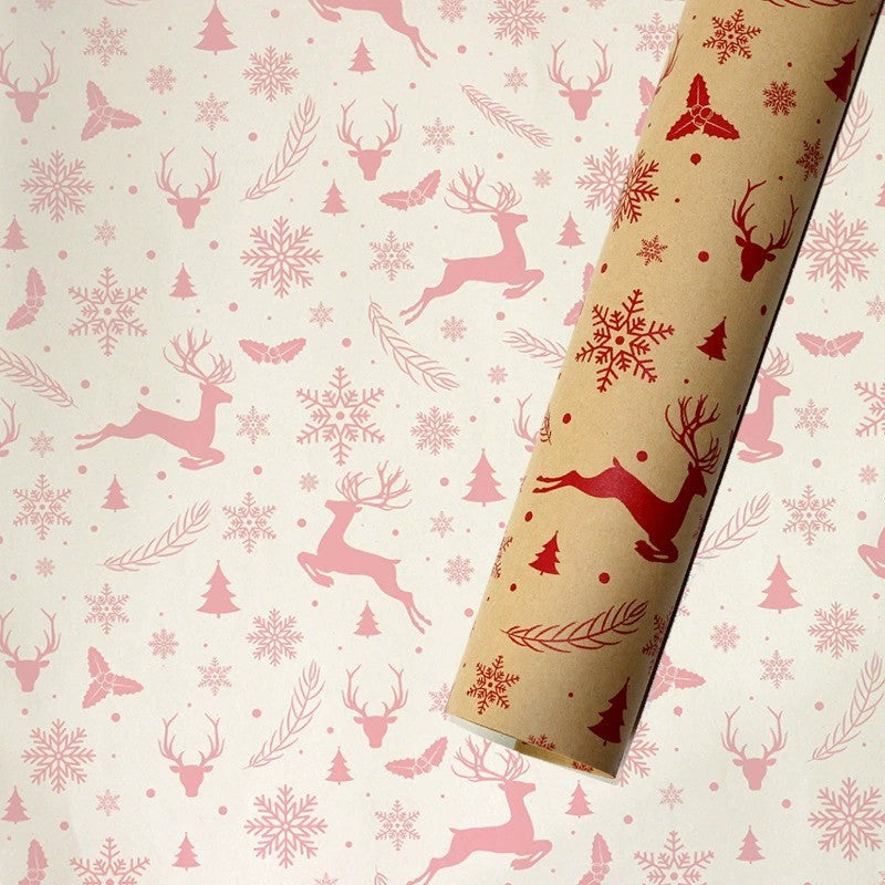 Printed Holiday Wrap Paper