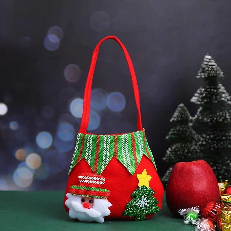 Christmas Mini Gift Tote Bag – Santa & Friends