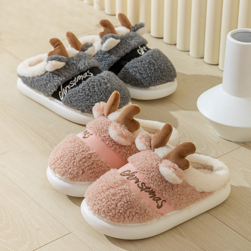 Cozy Elk Slippers
