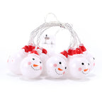 LED Christmas Light String – Santa & Snowman Series