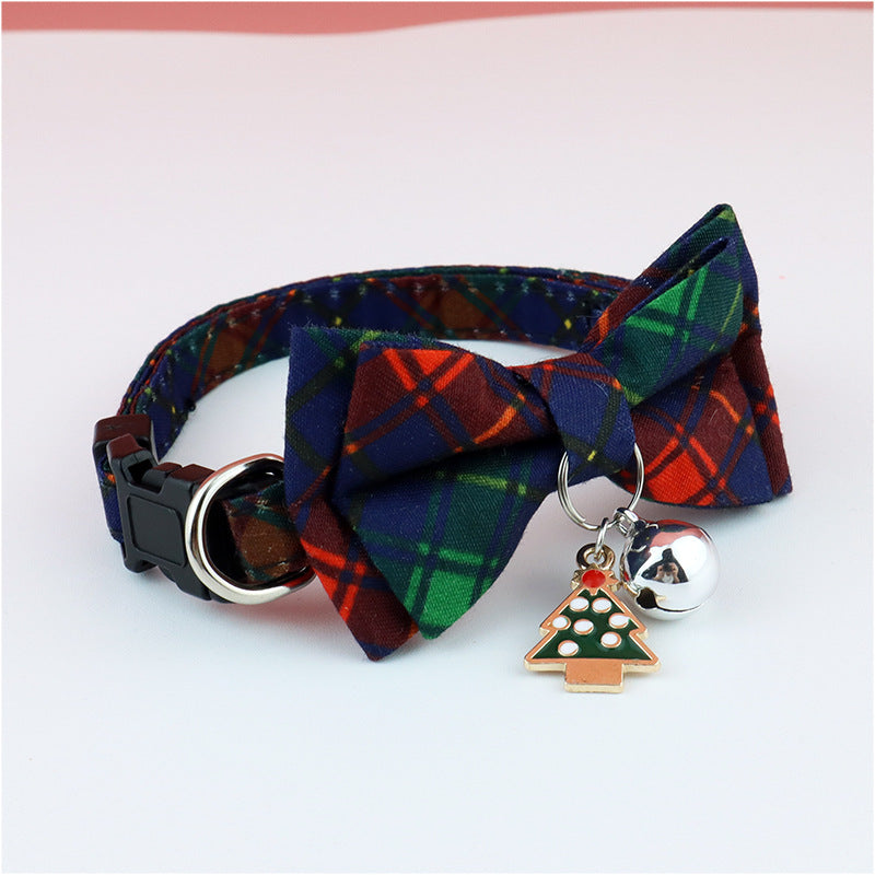 Christmas Bow Collar
