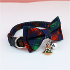 Christmas Bow Collar