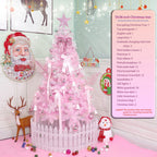 Enchanted Blush Pink Christmas Tree – Dreamy Holiday Decor