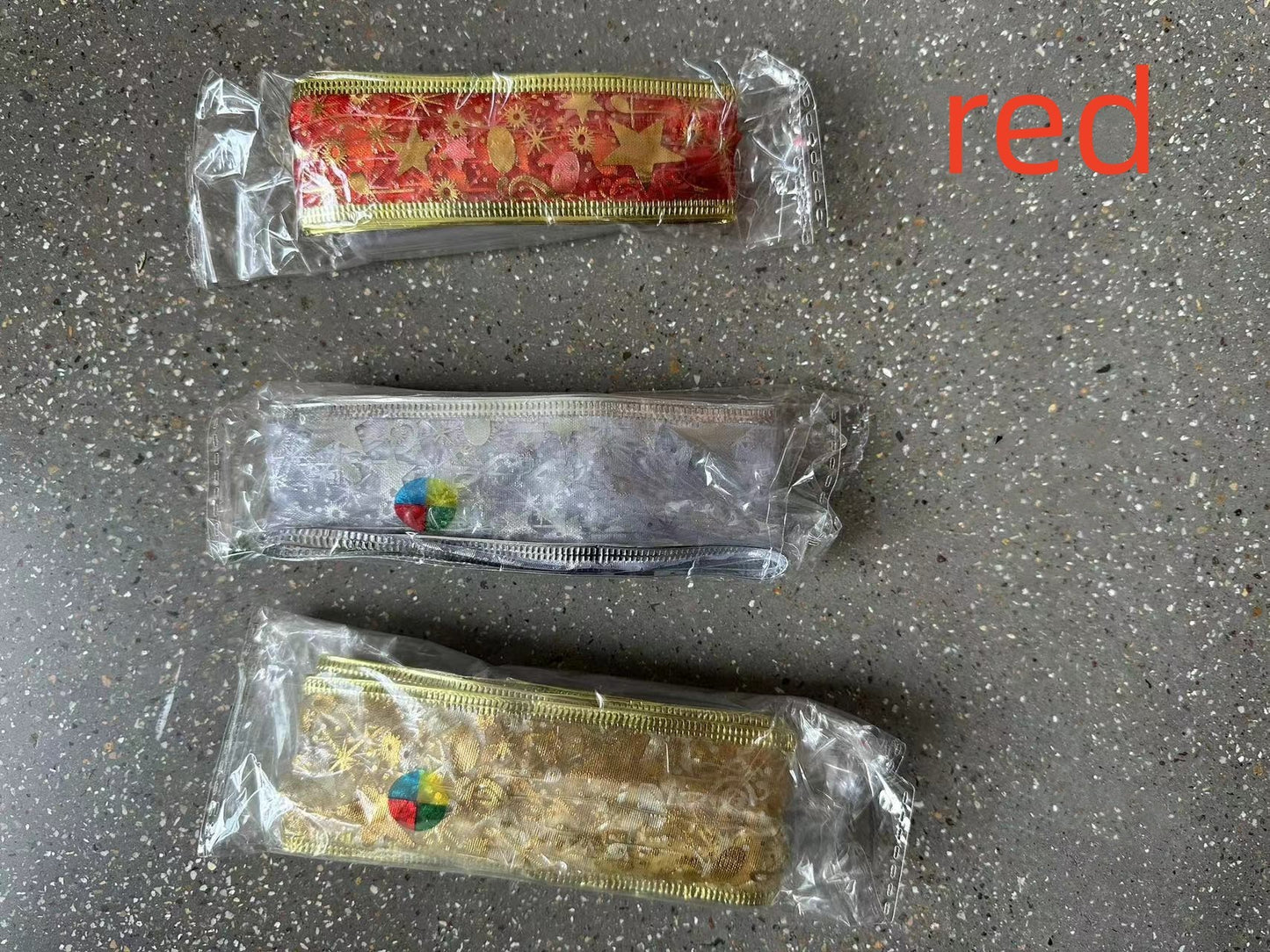 Silk Ribbon LED Christmas Tree Light String – Battery Powered Decorative Lights