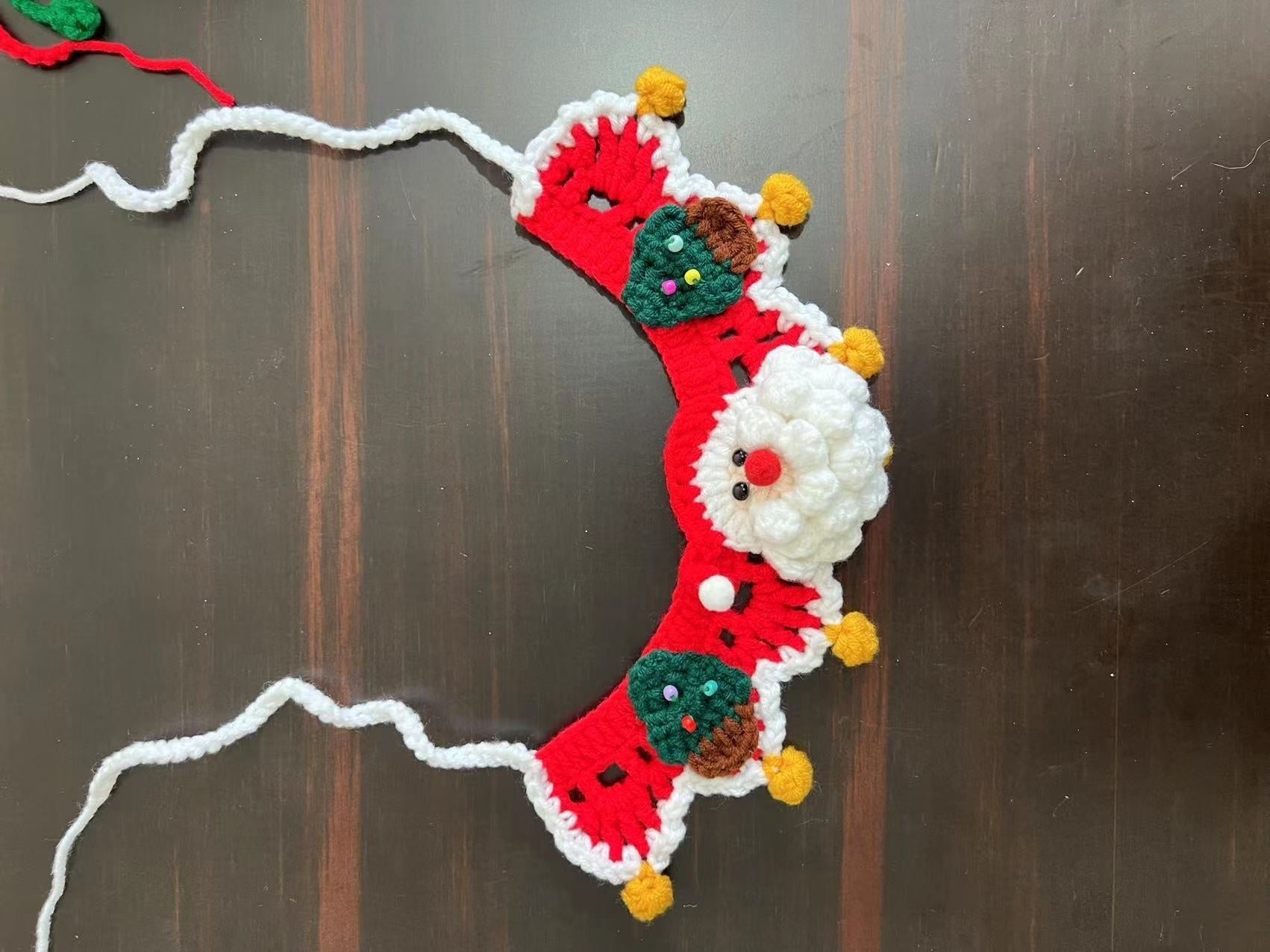 Christmas Knitted Scarf