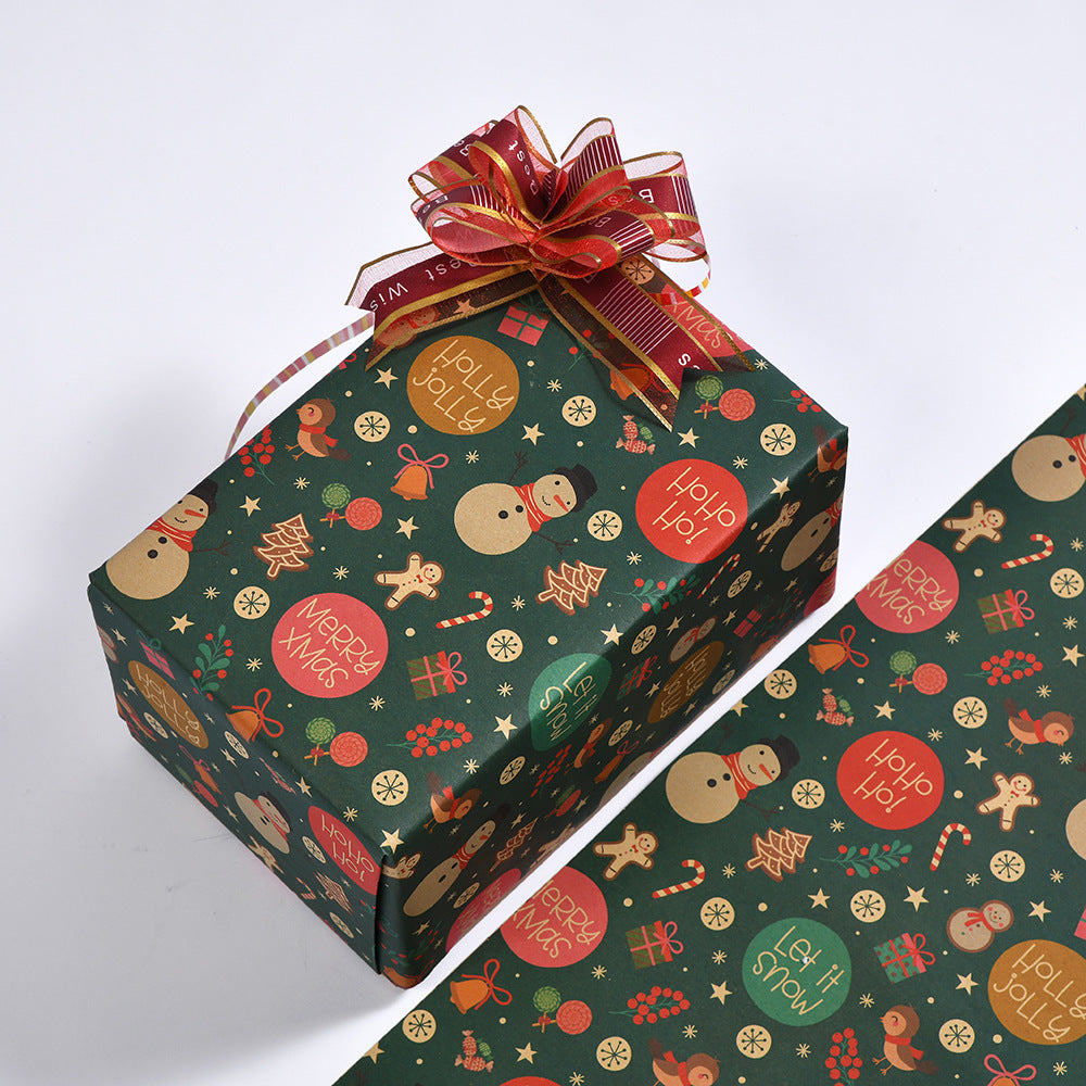 Christmas Kraft Wrapping Paper