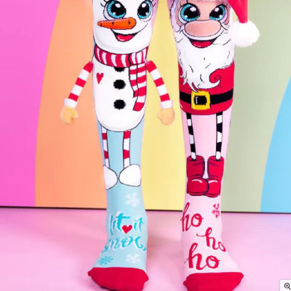 Holiday Cozy Cartoon Socks