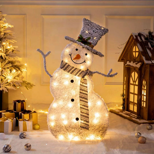 Collapsible LED Snowman Christmas Light