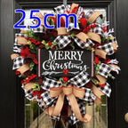 Christmas Bow Door Garland