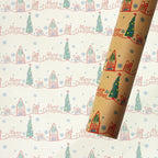 Printed Holiday Wrap Paper
