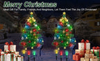 Outdoor Solar LED Christmas Trees (Pack of 2)