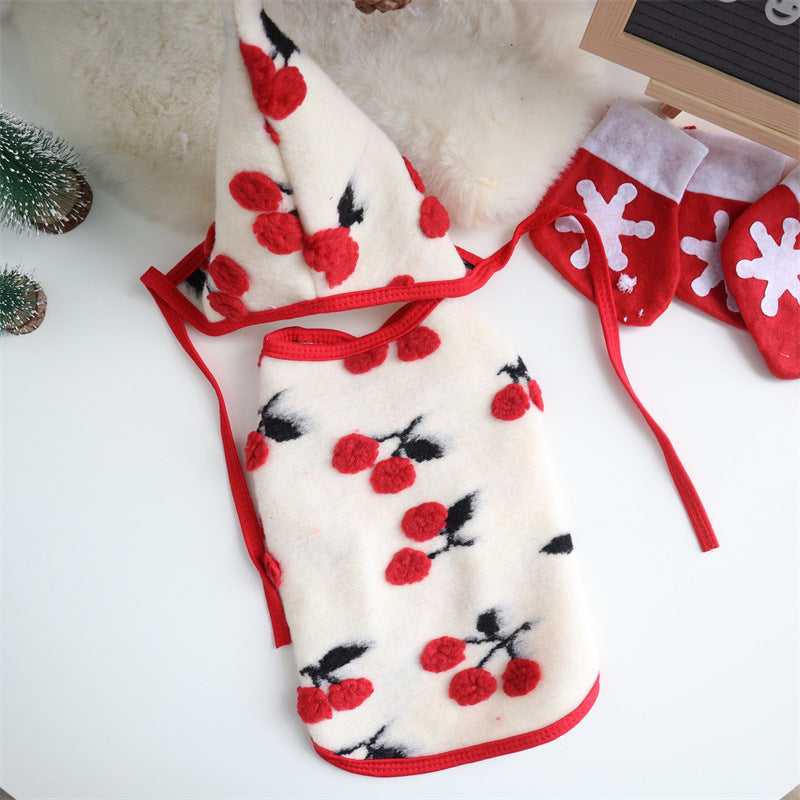 Holiday Knit Dog Vest