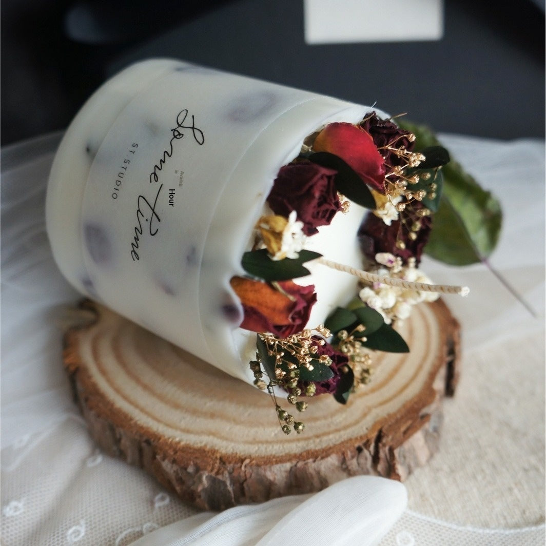 Rose Candle Gift Set