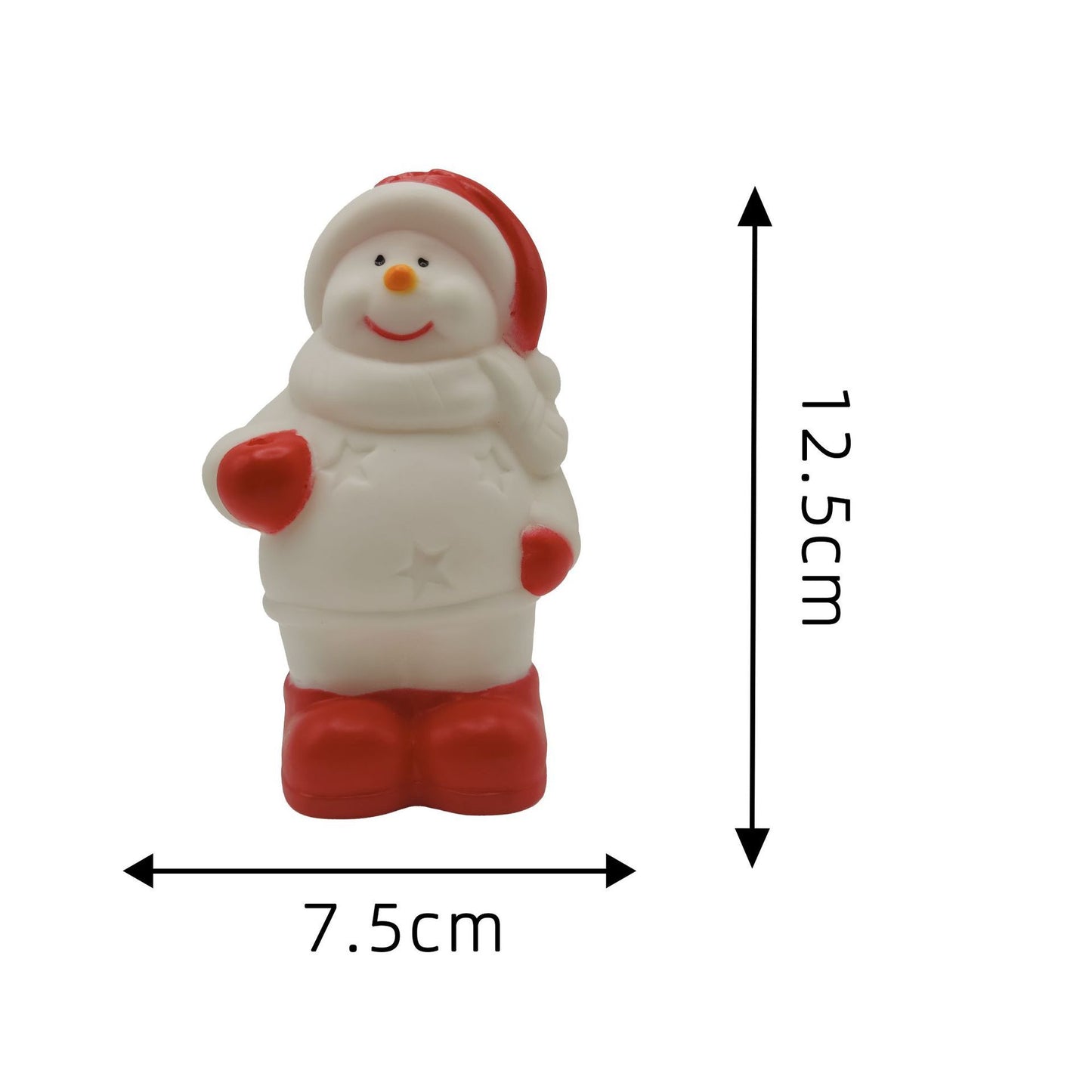 Mini Santa & Snowman Warm Light Night Lamp – Christmas Ambient Decor