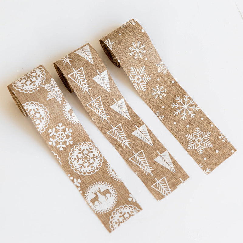 Christmas Burlap Ribbon