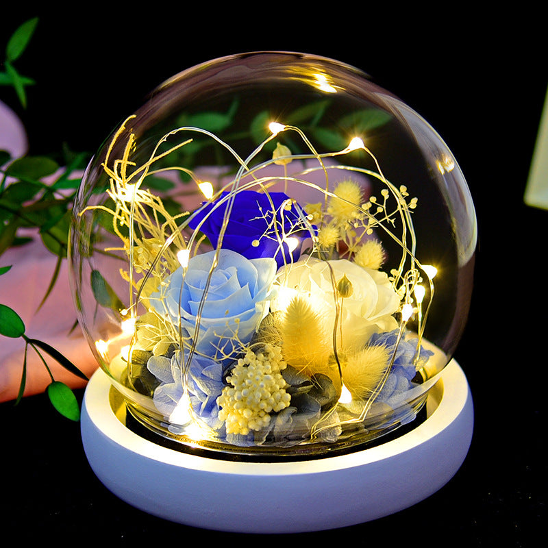 Flower Glass Dome Gift