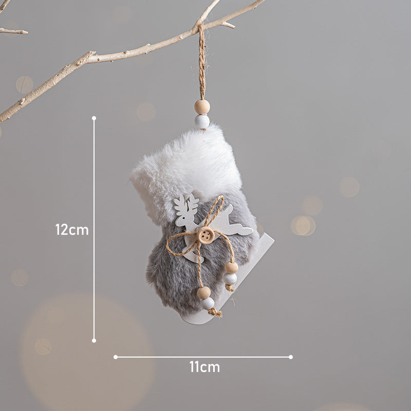 Soft Plush Christmas Hanging Ornaments Set