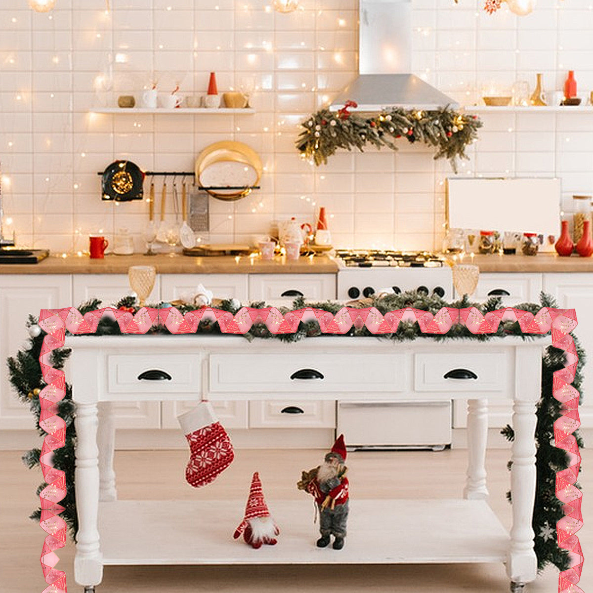 Merry Glow Christmas Ribbon Rolls