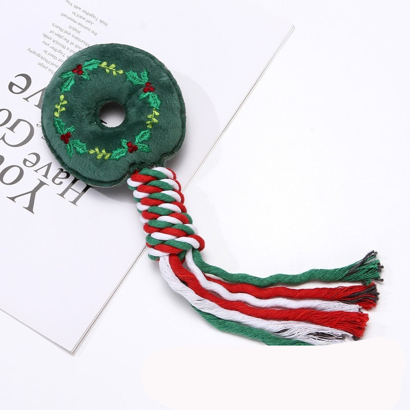 Christmas Rope Dog Toy