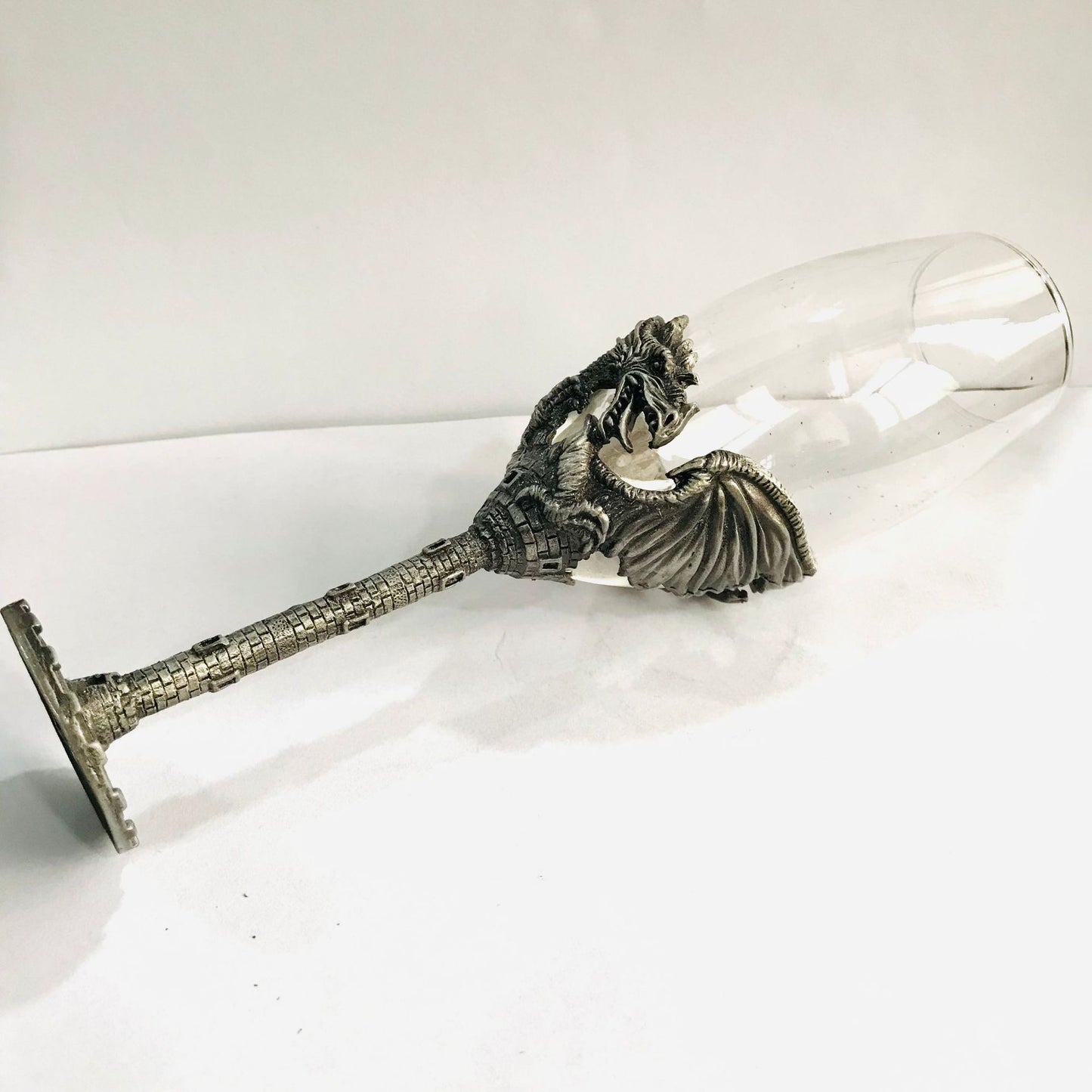 Alloy Dinosaur Champagne Glass Goblet