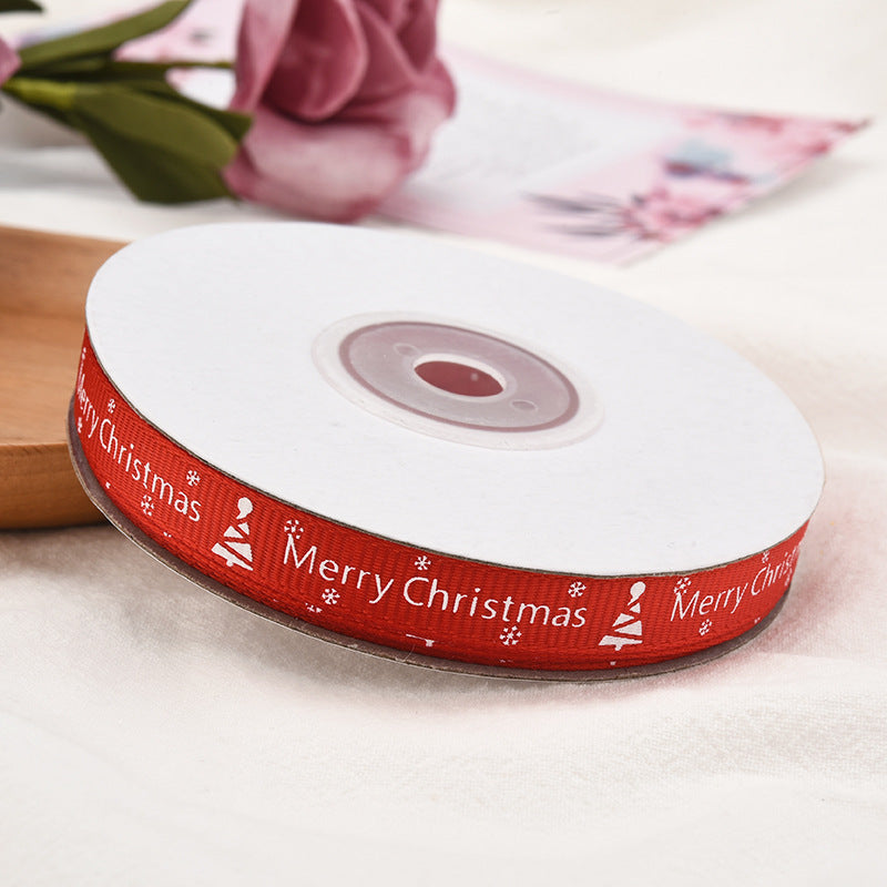 Christmas Printed Ribbon Roll