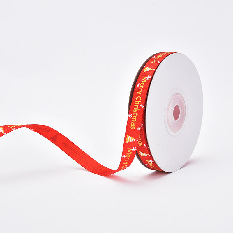 Christmas Printed Ribbon Roll