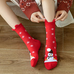 Festive Cartoon Socks
