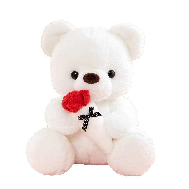 Rose Bear Plush Doll