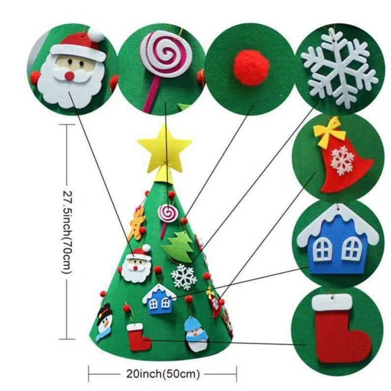 Felt Kids Christmas Tree