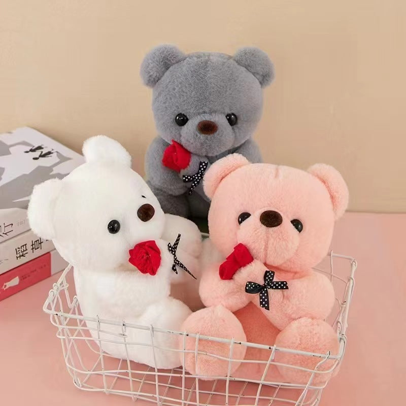 Rose Bear Plush Doll