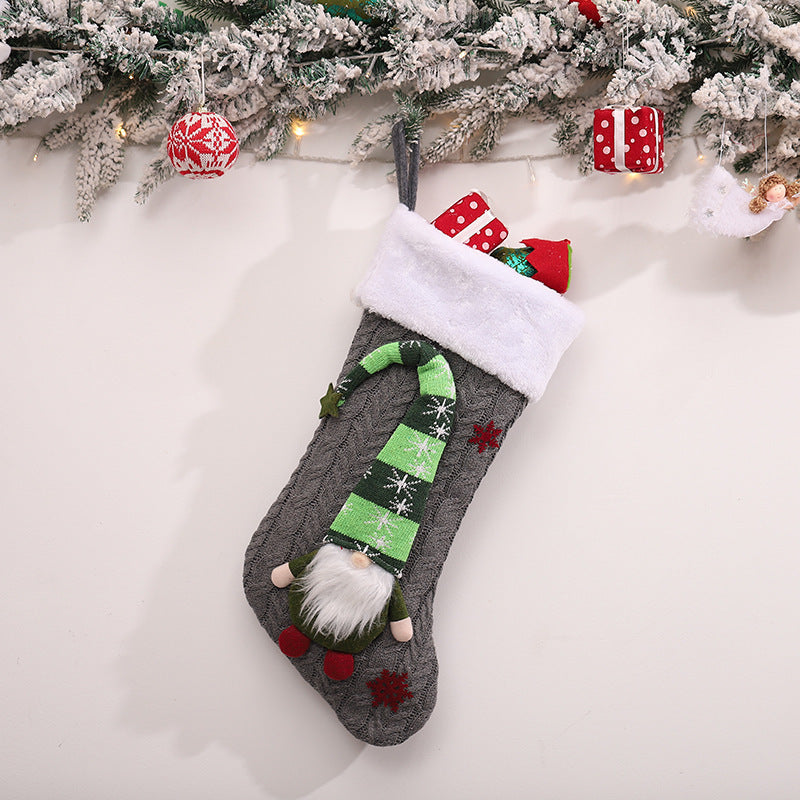 Knitted Christmas Gift Socks