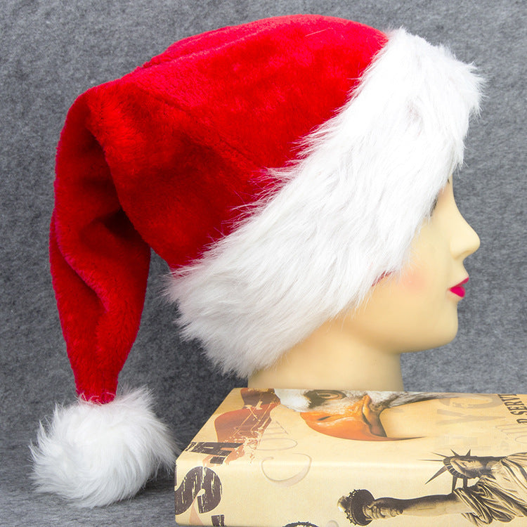 Thick Plush Santa Hat