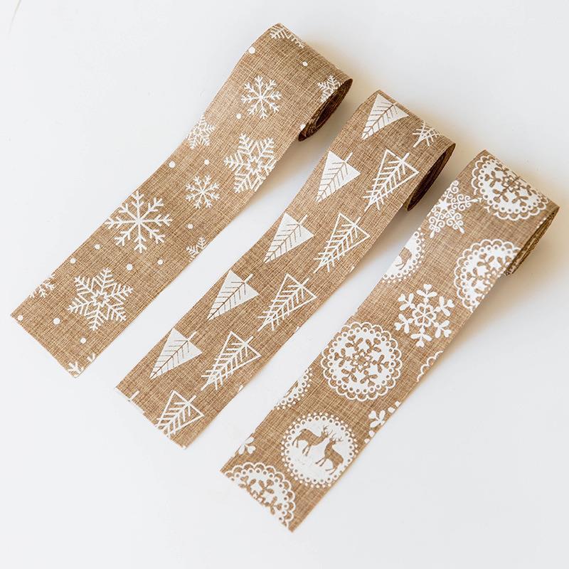 Christmas Burlap Ribbon