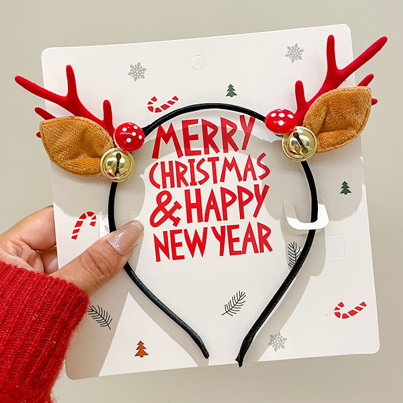 Merry Christmas Antler Hairband