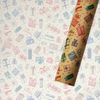 Printed Holiday Wrap Paper