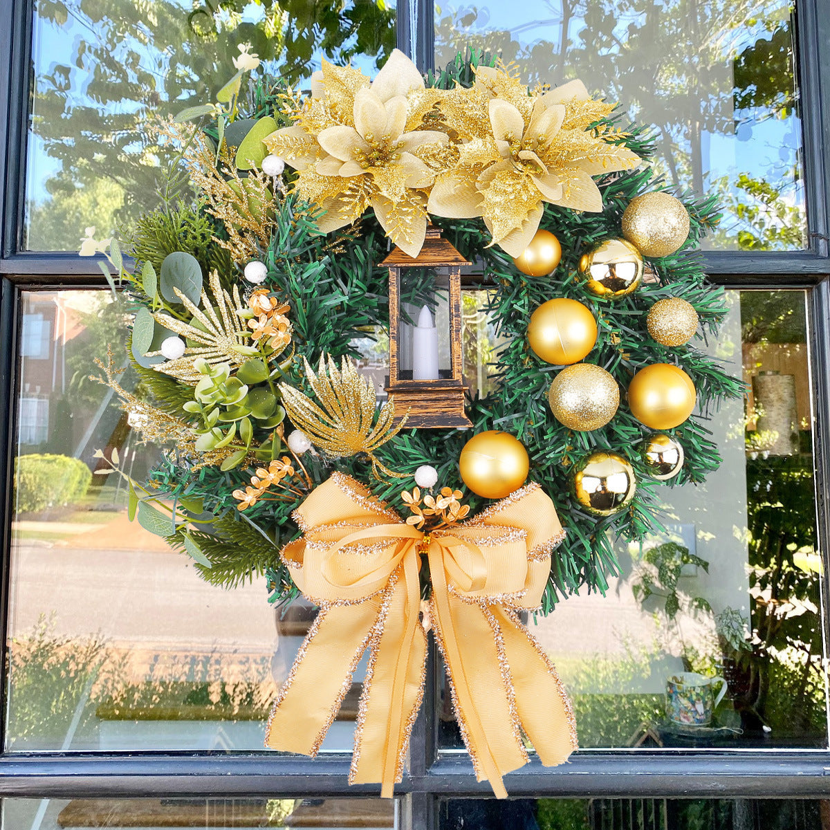 Holiday Floral Wreath & Garland – Semi-Handmade Christmas Decor