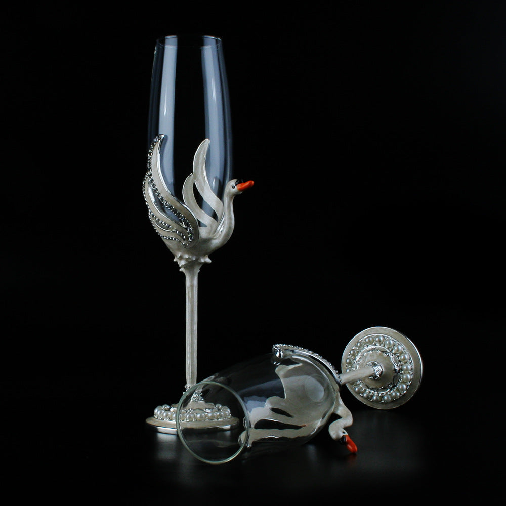 Swan Champagne Glass