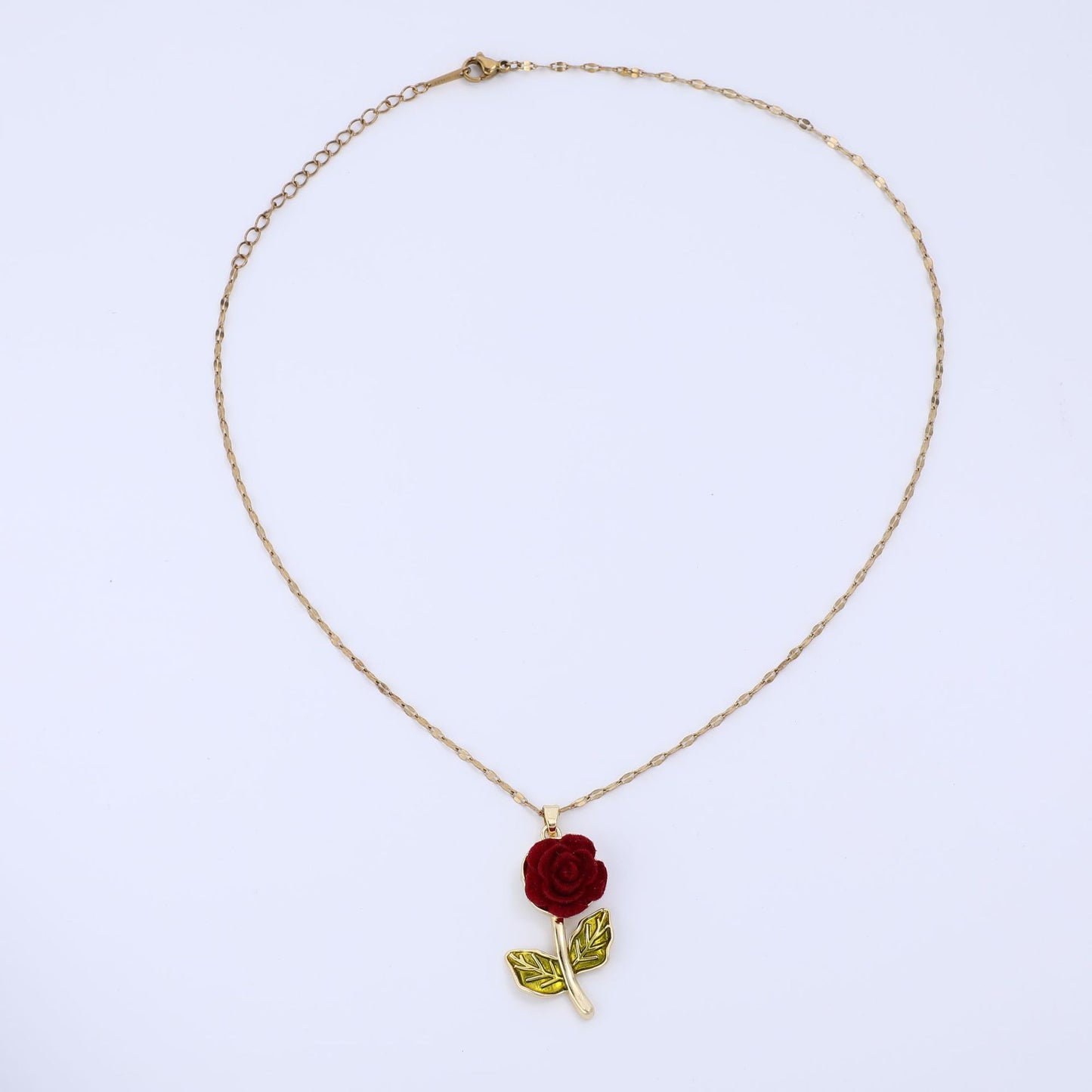 Baroque Rose Necklace